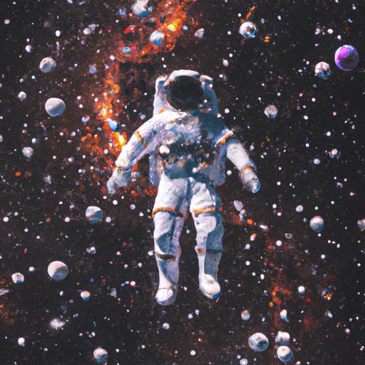 Embrace the magnificence of the god of wonders beyond our galaxy through the eyes of an astronaut.