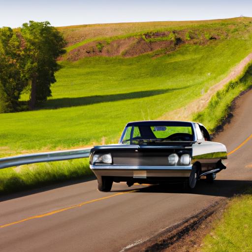 Experience the timeless elegance of a black 1965 Ford Galaxy 500.