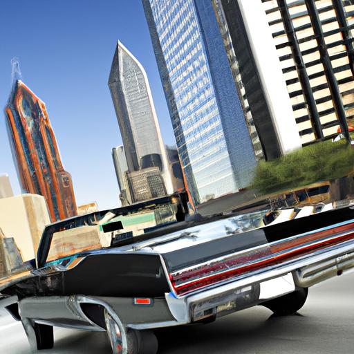 Iconic elegance meets urban sophistication: the Ford Galaxie 500 Convertible.