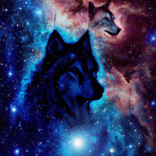Immerse yourself in the mystical allure of a galaxy wolf wallpaper that ignites imagination.