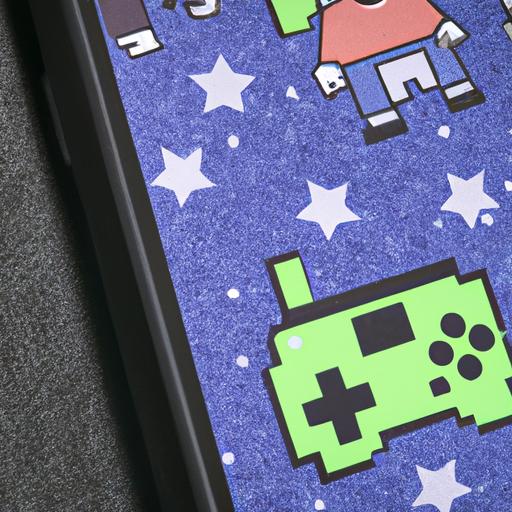 Get a closer look at the Galaxy Z Flip with its eye-catching Gameboy-themed wallpaper, offering a personalized touch.