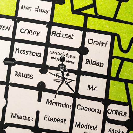 Detailed view of Mantis-themed crossword puzzle