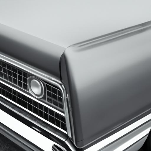 The timeless beauty of the 1968 Ford Galaxy 500 captured in this close-up.