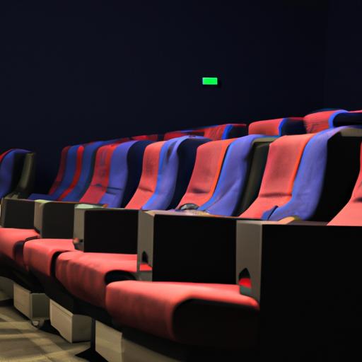 Sit back and relax in the plush seating at the Regal UA Galaxy Theatre & ScreenX in Dallas.