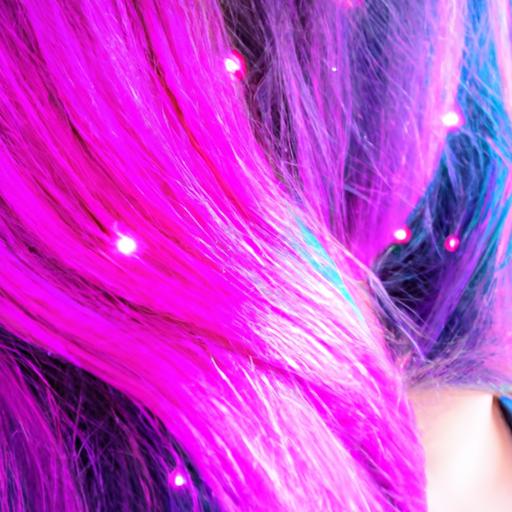 Step into a world of cosmic beauty with this galaxy pink and purple hair style, where fantasy meets reality in a breathtaking fusion of vibrant shades.