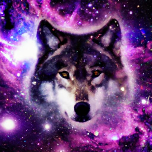 Unleash your inner dreamer with a mystical galaxy wolf wallpaper that enchants your senses.