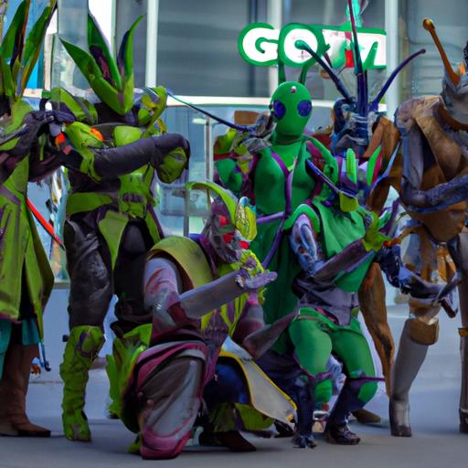 Cosplayers bring the Mantis character to life with their incredible attention to detail in their Guardians of the Galaxy-inspired costumes.