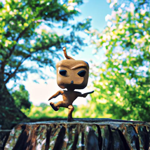 Dancing Groot Funko Pop swaying to the rhythm of the galaxy.