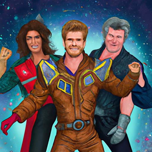 David Hasselhoff joins forces with the Guardians of the Galaxy, demonstrating unity and valor in a pivotal moment.