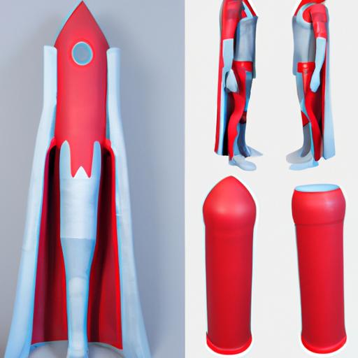 A cosplayer proudly wearing their homemade Rocket costume, complete with intricate details.