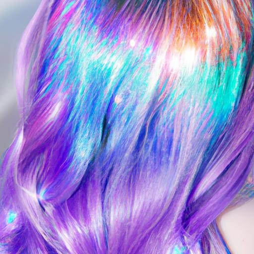 Transform your hair into a magical galaxy with the captivating unicorn hair color trend.