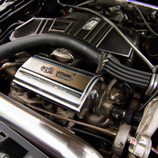 Experience the raw power of the Ford Galaxie 500 XL's engine, designed for exhilarating performance.