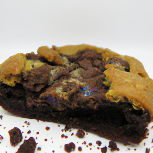 Get lost in the galaxy with every bite of this delectable brownie crumble cookie.