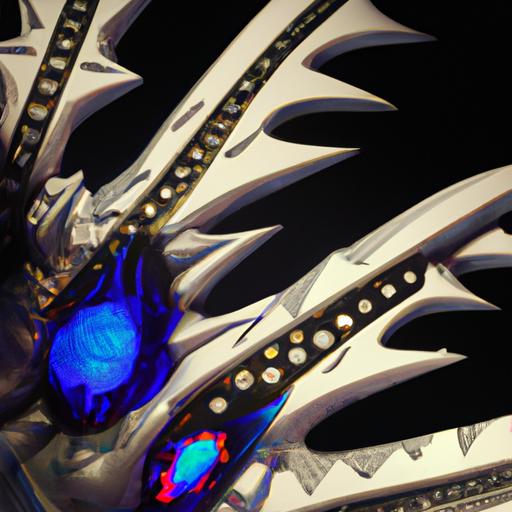 The intricate details of Galaxy-Eyes Full Armor Photon Dragon's armor are a visual delight.
