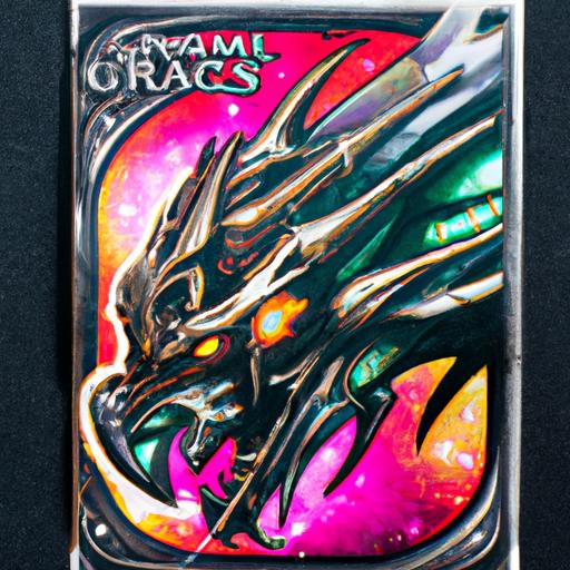 Witness the exquisite craftsmanship of the Galaxy-Eyes Prime Photon Dragon card, featuring meticulous attention to detail.