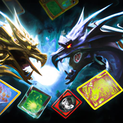 Intense gameplay as the Galaxy Eyes Tachyon Dragon card turns the tide of the duel.