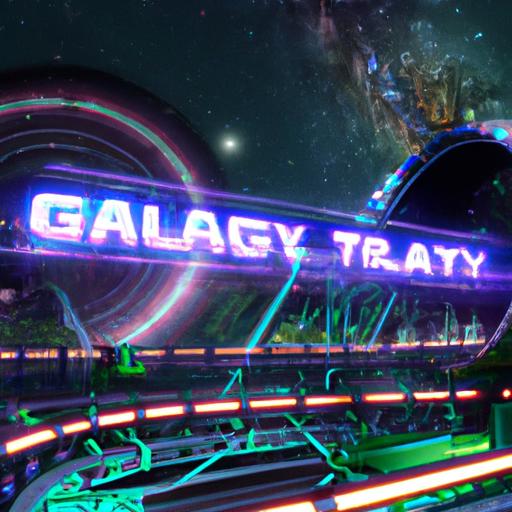 Passengers enjoy the mesmerizing views of the galaxy railways during the 'big one' event.