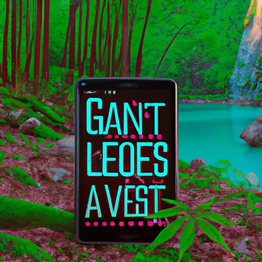 Experience the beauty of nature with this enchanting forest-themed wallpaper for Galaxy Tab A.