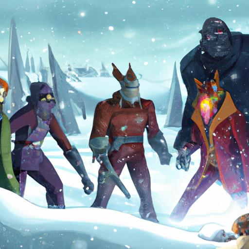 The Guardians of the Galaxy battle against all odds in a winter wonderland.