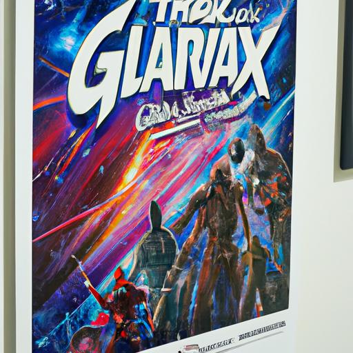 Own a piece of cinematic history with this exclusive autographed 'Guardians of the Galaxy' poster.