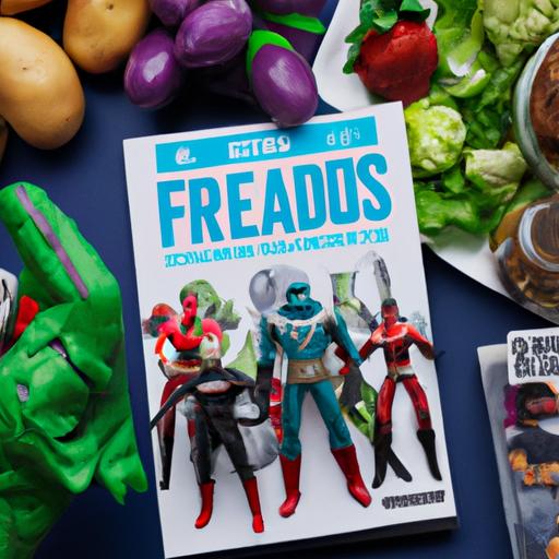Marvel fans rejoice! Guardians of the Galaxy action figures and movie merchandise surrounding a HelloFresh recipe card, merging the worlds of superheroes and delicious meals.