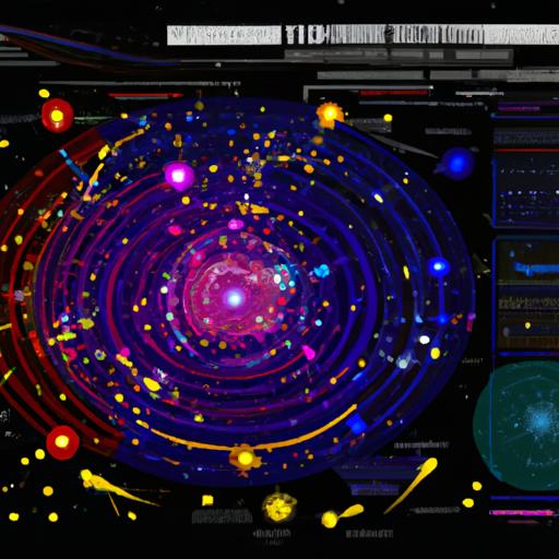 The interactive galaxy map allows users to navigate through the vastness of the Star Trek universe.