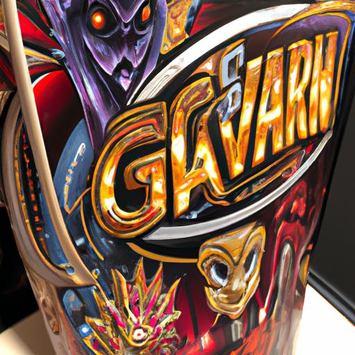 The Guardians of the Galaxy 3 popcorn bucket, featuring a cosmic-inspired design, ready to be filled with delicious popcorn.