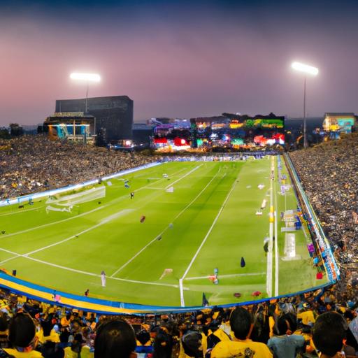 The electrifying atmosphere at the stadium as supporters gear up for the LA Galaxy vs Austin clash.