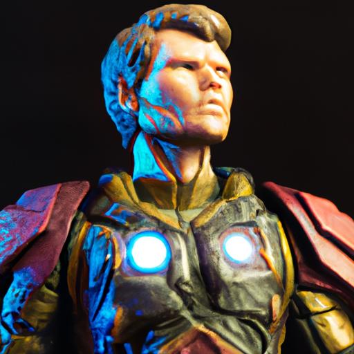 Star-Lord, the charismatic leader of the Guardians of the Galaxy, comes to life with incredible detail.