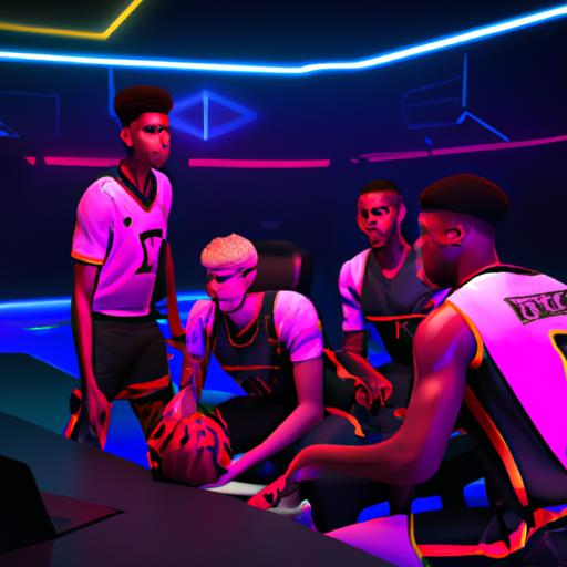 Intense gameplay in MyTeam mode as players compete to earn virtual currency and unlock Galaxy Opal Donovan Mitchell.