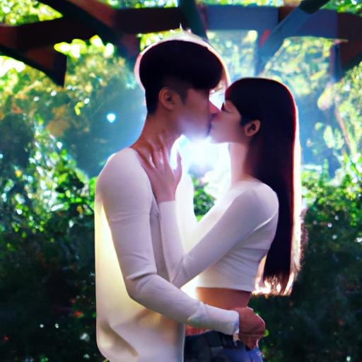Love takes center stage as two characters lock lips in 'Love Like the Galaxy' Episode 19.