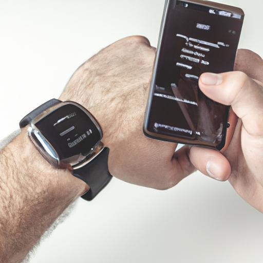 A person troubleshooting the settings on their Galaxy Watch and phone to fix the issue of text messages not being received from Textra.