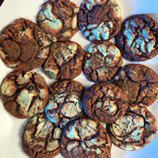 These galaxy brownie crumble cookies are not only delicious but also a feast for the eyes!