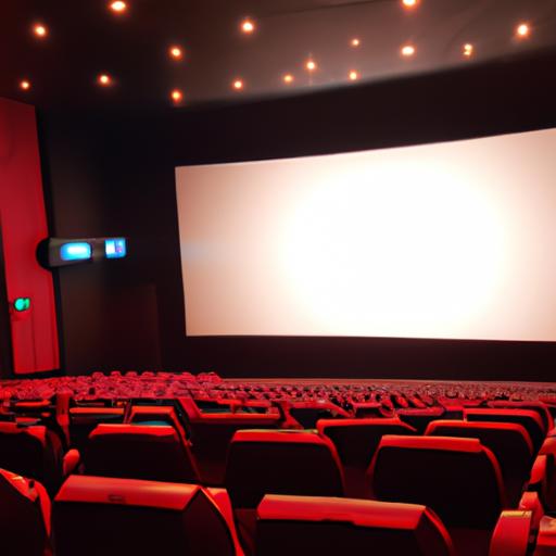 A captivating glimpse of the auditorium at Regal UA Galaxy Theatre, offering an immersive movie-watching experience.
