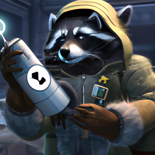 Rocket Raccoon brandishes an enigmatic device, raising questions about the rumored plot leak on 4chan.