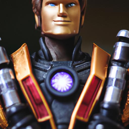 Star-Lord, played by Chris Pratt, portraying the witty and adventurous character in the Guardians of the Galaxy films.