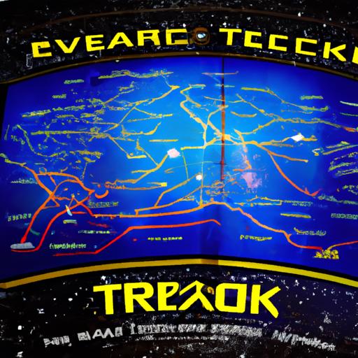 Experience the future with advanced galaxy mapping techniques in Star Trek.