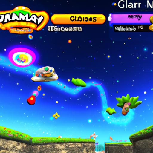 Experience the nostalgia of Super Mario Galaxy 2 ROM as Mario overcomes obstacles and collects power stars.