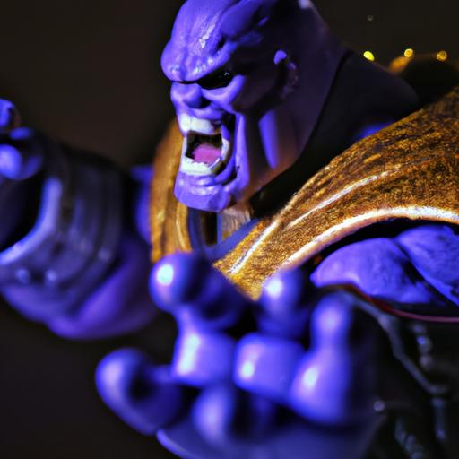 Thanos, played by Josh Brolin, unleashing his powerful presence on-screen in Guardians of the Galaxy.