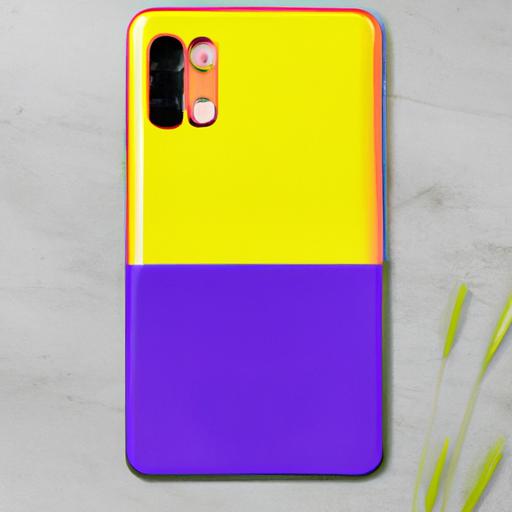 A vibrant and colorful Galaxy Note 10 phone case with a slim profile.