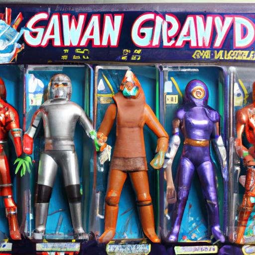 Vintage Guardians of the Galaxy action figures, a nostalgic treasure for collectors.