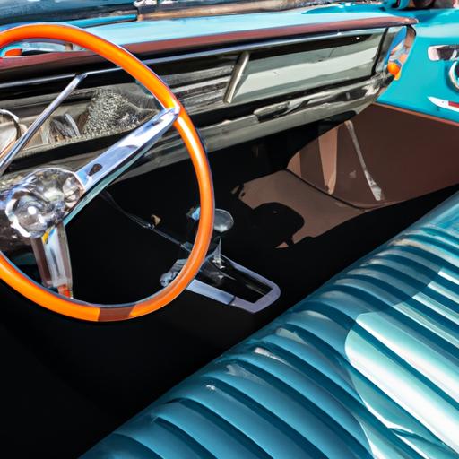 Step inside the luxurious cabin of the 1968 Ford Galaxy 500.